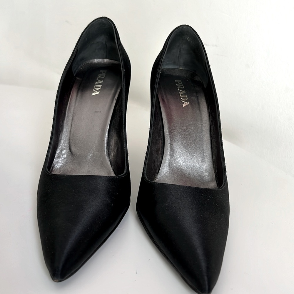 PRADA silk stilettos 39.5